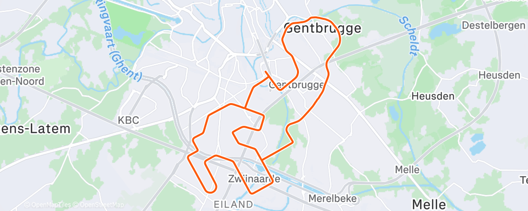 Карта физической активности (MyWhoosh - Leg Speed #1)