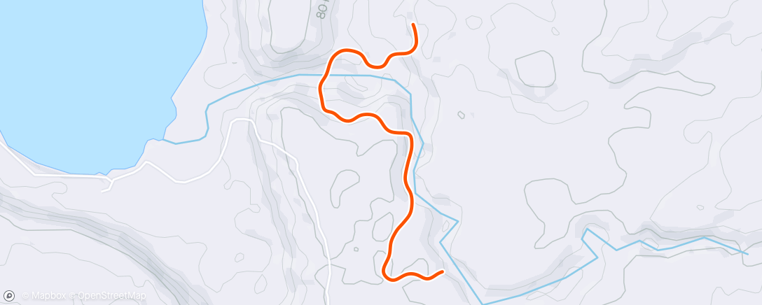 Carte de l'activité Zwift - Two Village Loop in Makuri Islands