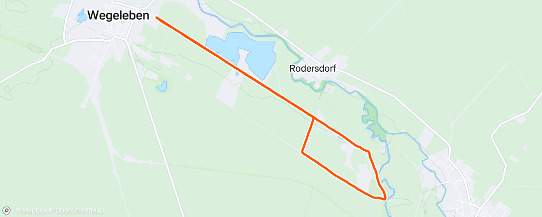 Map of the activity, Traillauf am Morgen