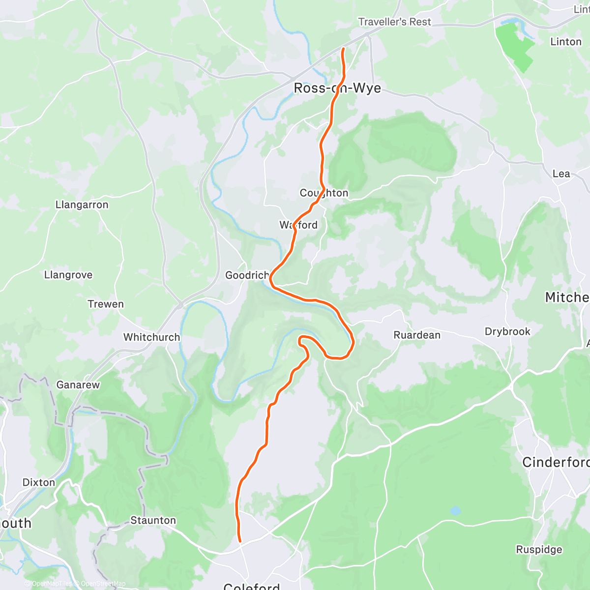 Map of the activity, ROUVY - Spin-Ups Lite | Simon Yates's favourite