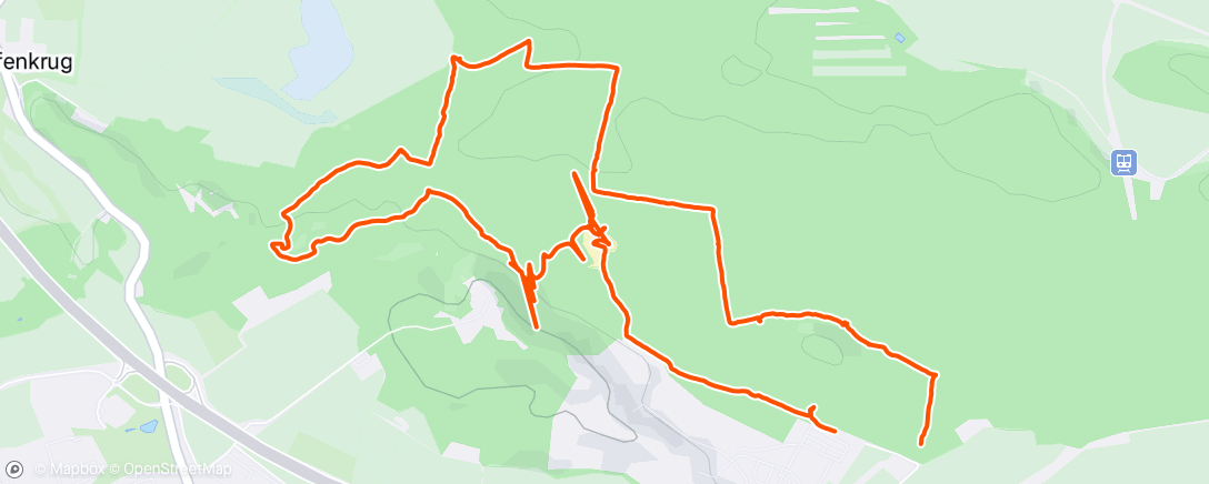 Map of the activity, Sandhöhlen im Harz
