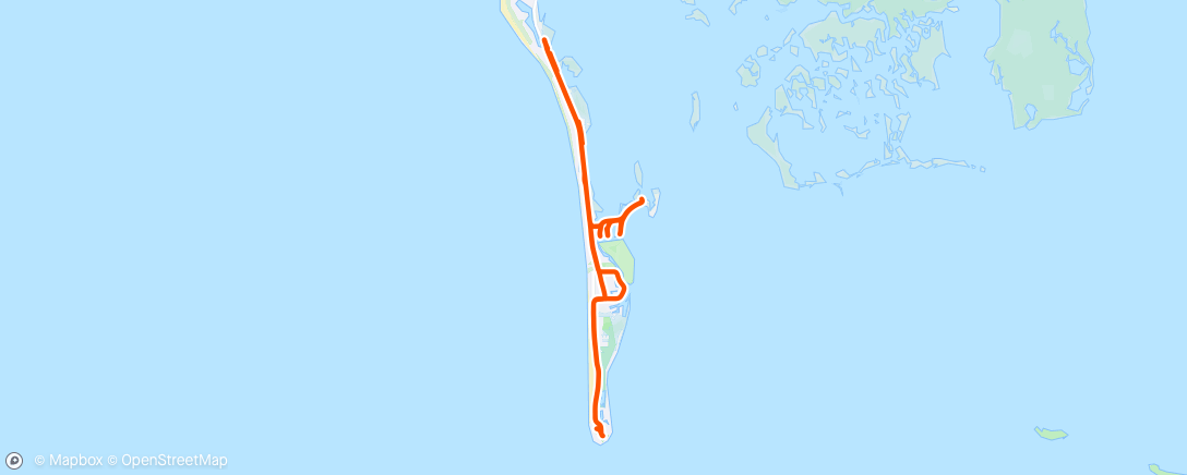 Map of the activity, Boca Grande - Cycle - Cyclemeter