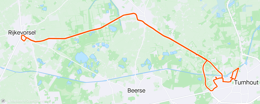 Mapa de la actividad, 2024-05-01 inrijden BK gravel Turnhout