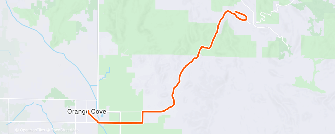 Map of the activity, Lunch Ride