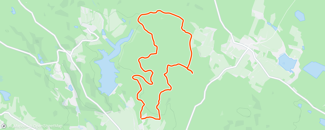 Map of the activity, Morning Run