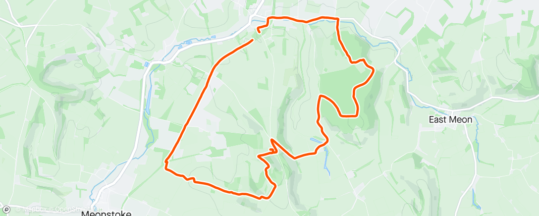 Mapa de la actividad (Blended Trail - Jog/Hike)