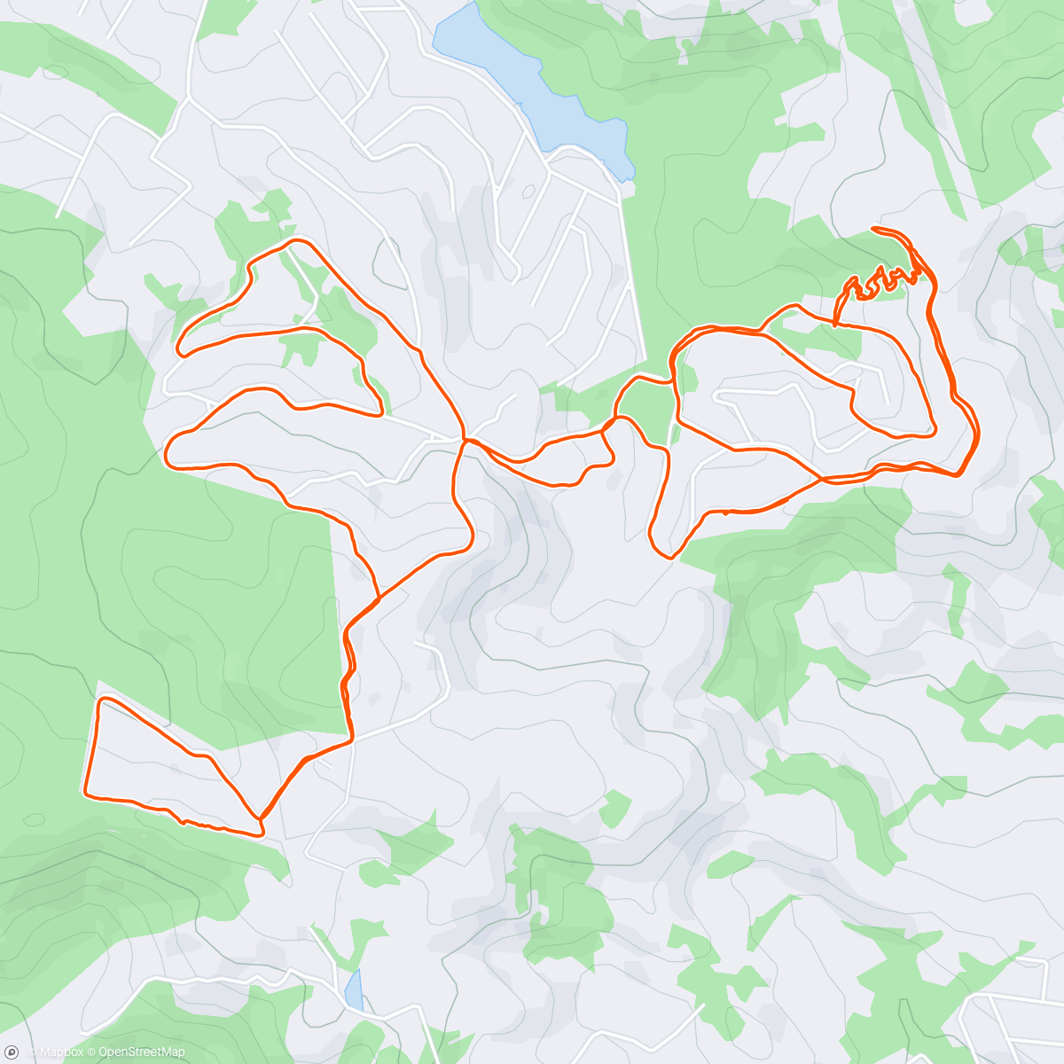 Map of the activity, Cilada do Papai Noel