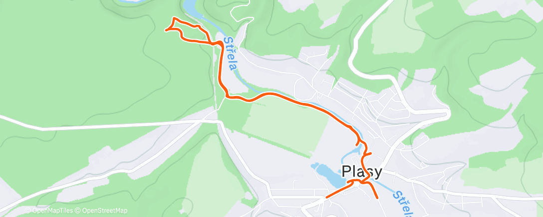 Map of the activity, Plasy utopené ve sněhu ⛄️
