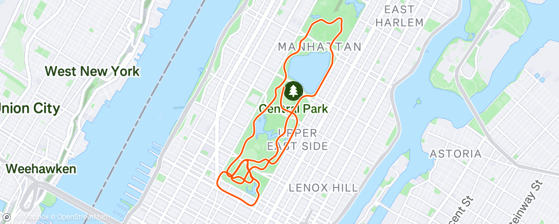 Map of the activity, Zwift - Lady Liberty in New York