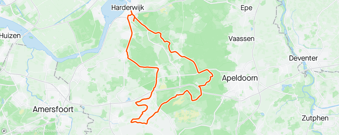 Map of the activity, Lekker rondje gr 4 race