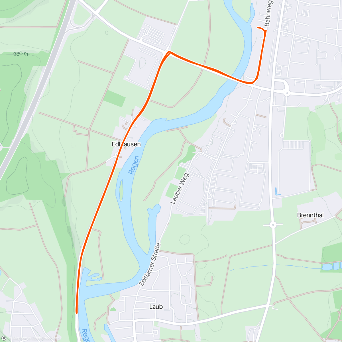 Map of the activity, 🏃🏼‍♀️ Koppellauf