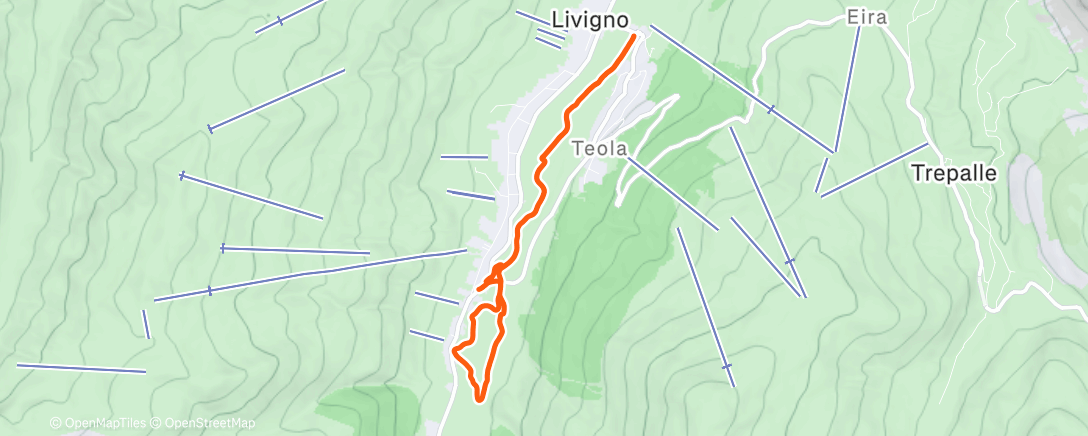 Map of the activity, Rozlučkový Trail Run