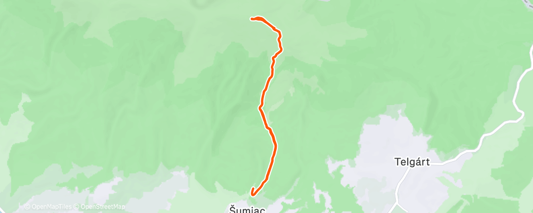 Map of the activity, Západ 🌞 na Kráľovej holi