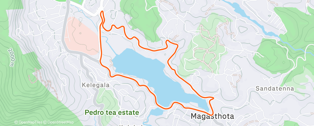 Map of the activity, Cool down