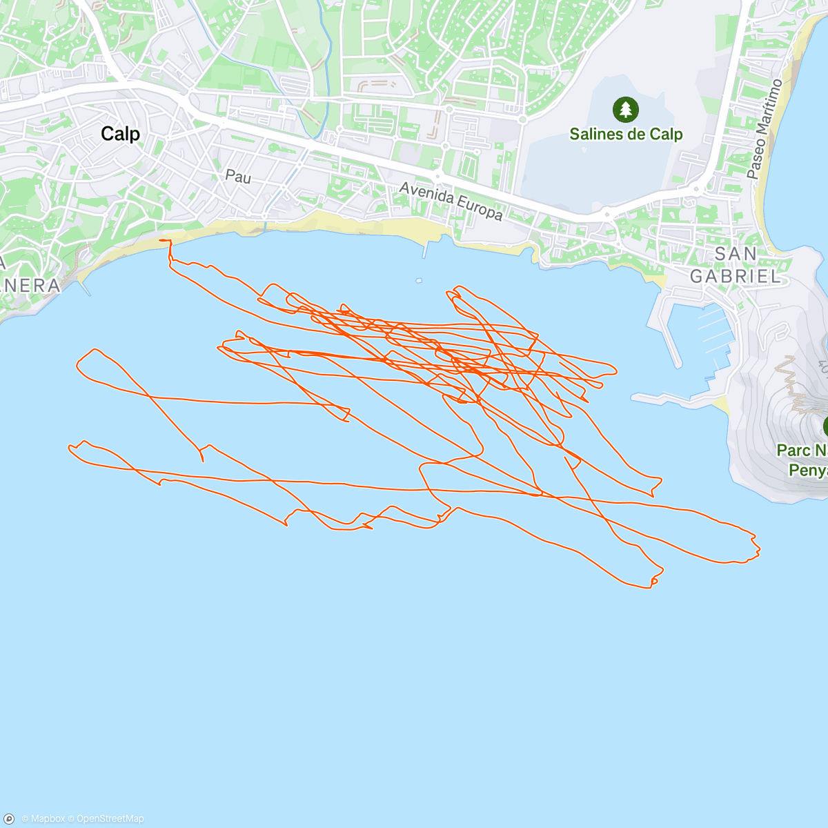 Map of the activity, Apretandoooo hasta que no podría más 🏄🏻‍♂️