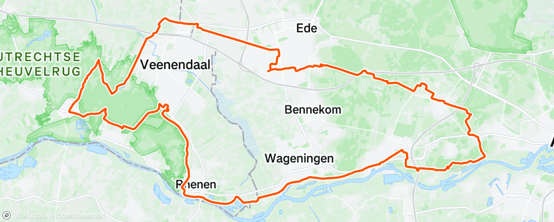 Map of the activity, Gravel Sunday