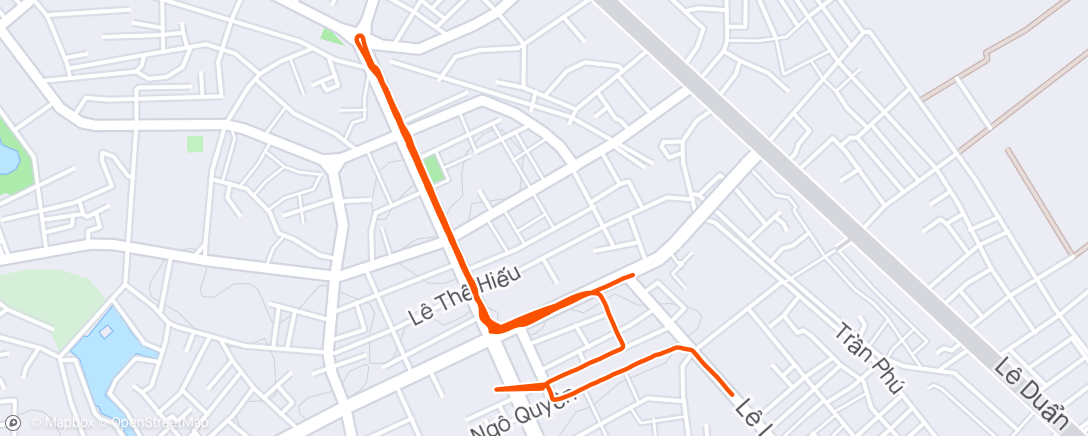 Map of the activity, Hưởng ứng Đông Hà Marathon