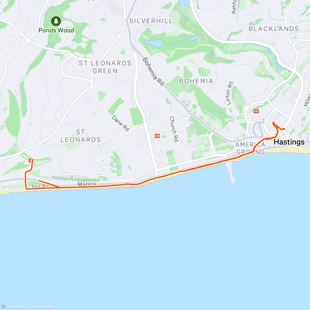 Map of the activity, A beach day!