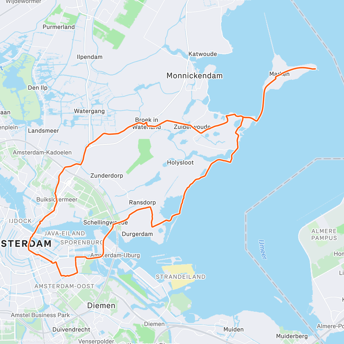 Карта физической активности (Marken)