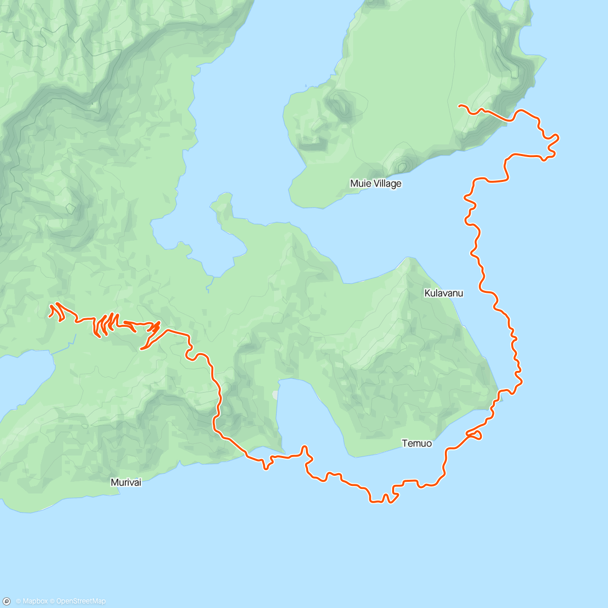 Map of the activity, Zwift - 4x10' on Two Bridges Loop in Watopia