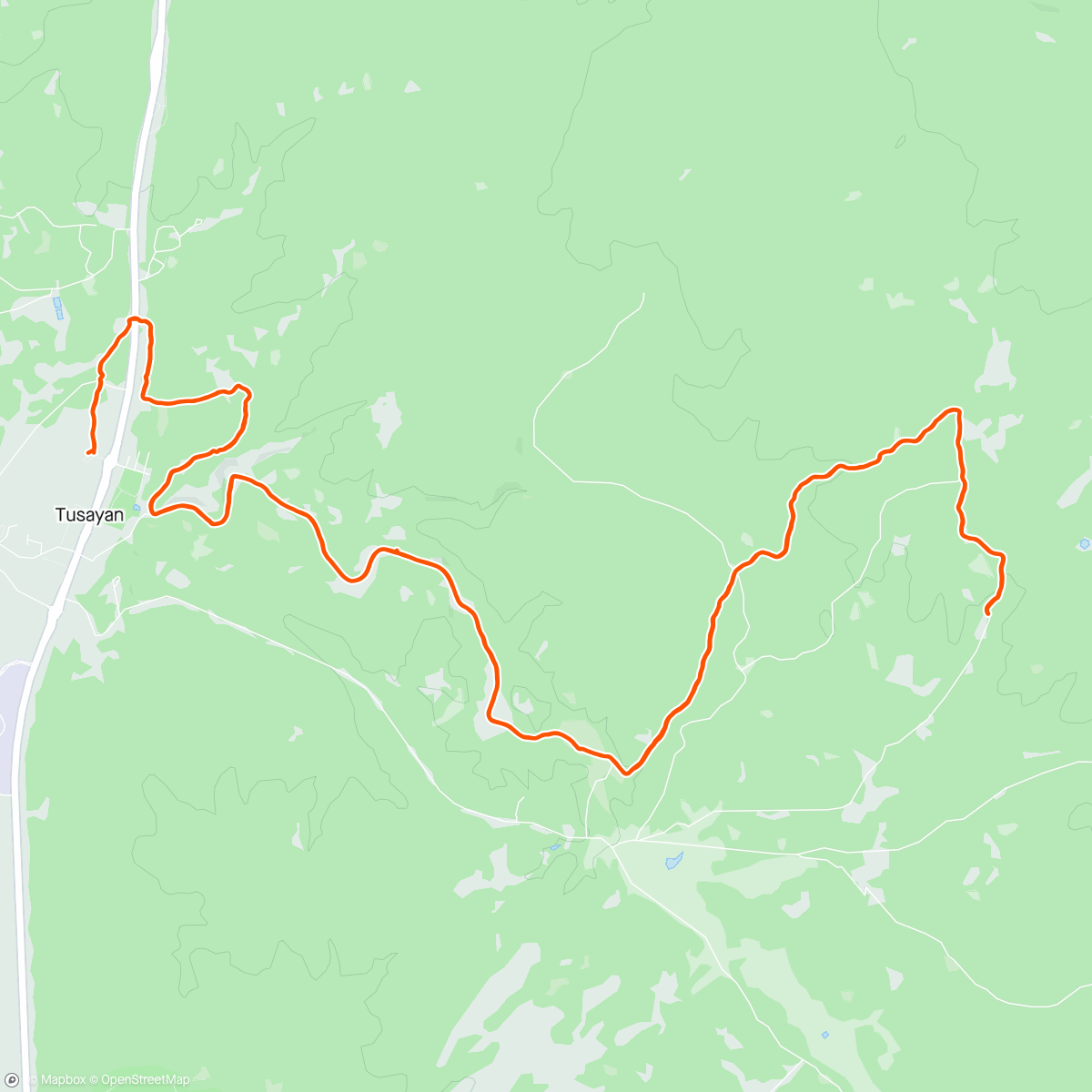 Map of the activity, AZT Trail Run w/ T-Rex 🦖