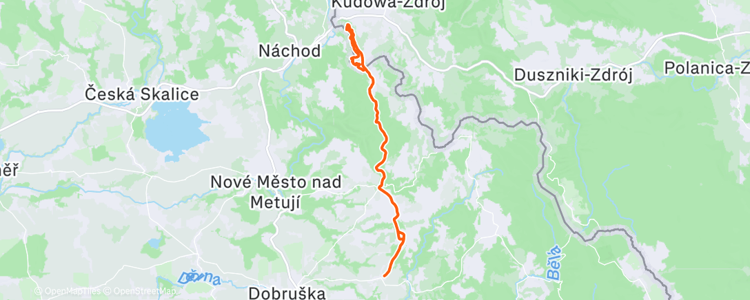 Карта физической активности (Afternoon Mountain Bike Ride)