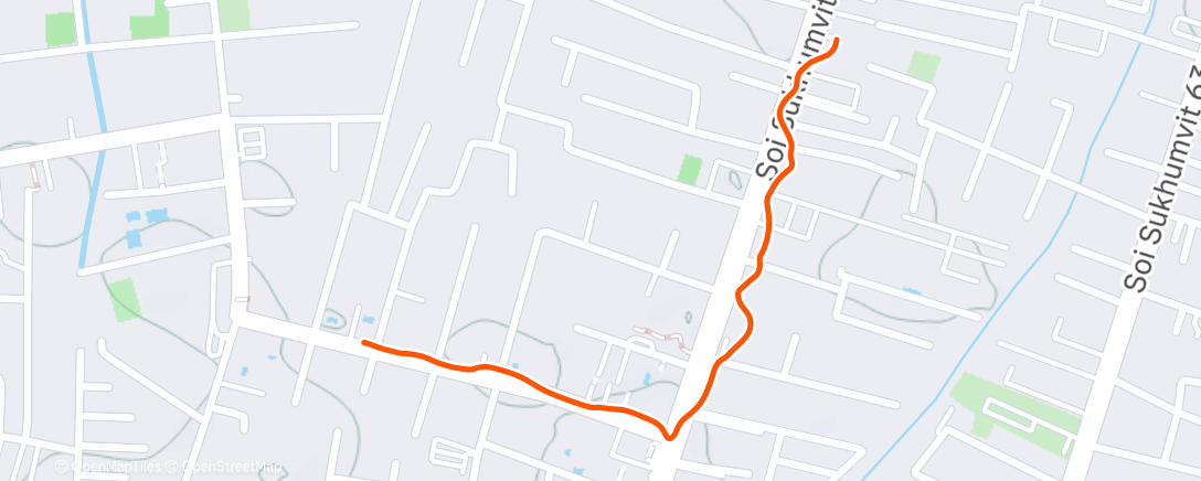 Карта физической активности (Evening Walk)