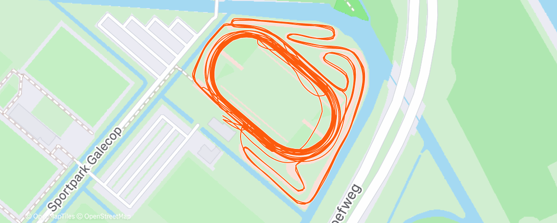 Map of the activity, TTU baantraining