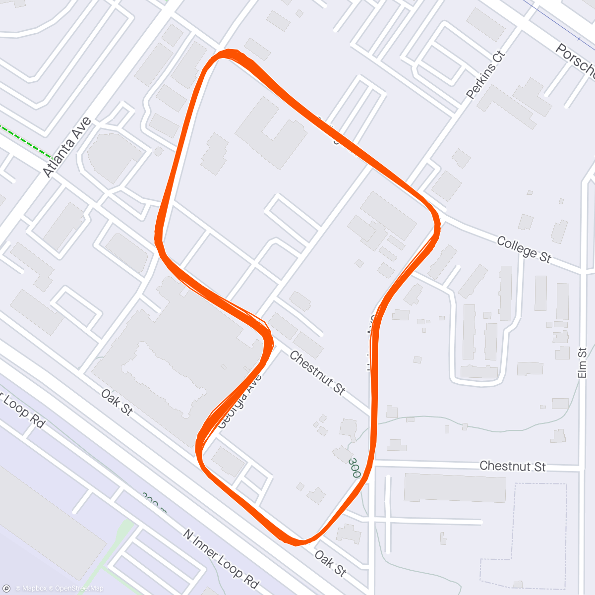 Map of the activity, Hapeville