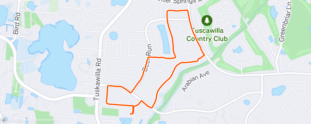 Map of the activity, Lunch Walk