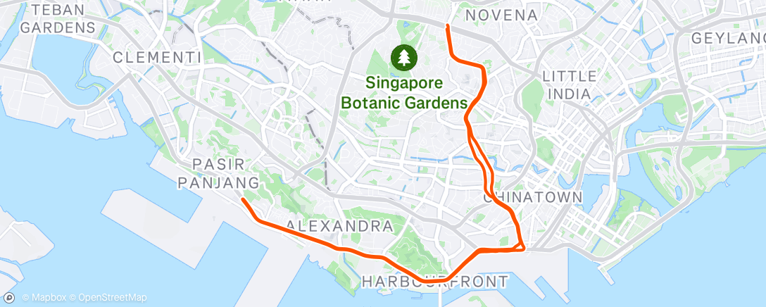 Map of the activity, Morning Ride