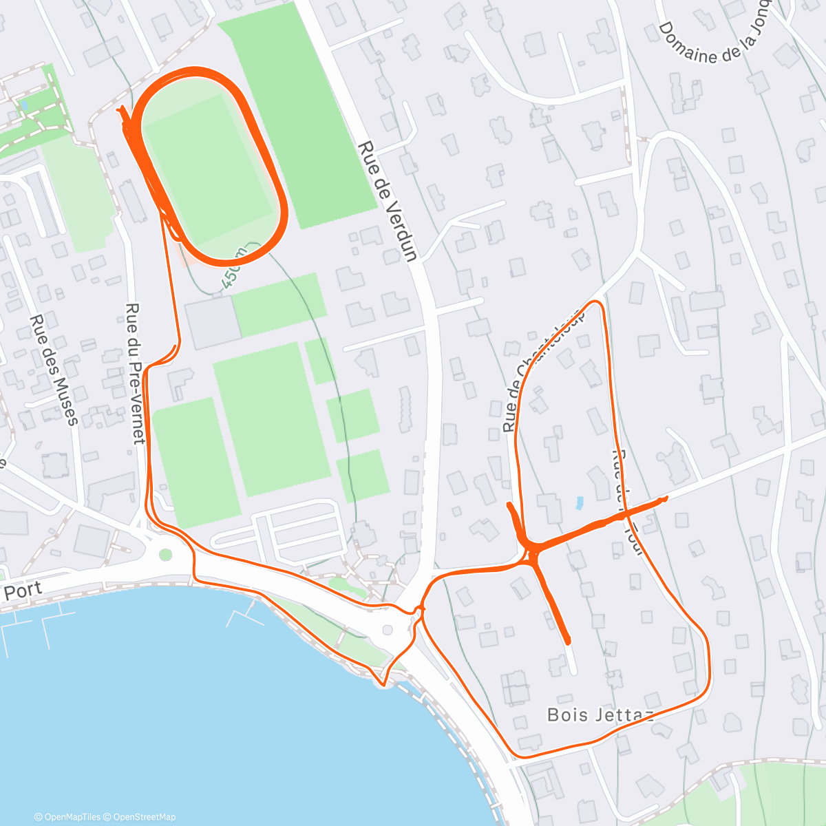 Map of the activity, C’est reparti 🫡✨