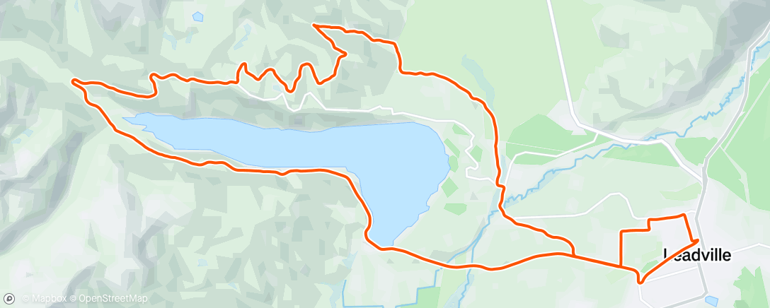 Map of the activity, Lunch Ride