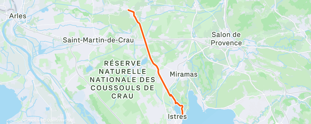 Карта физической активности (ISTRES Destet)