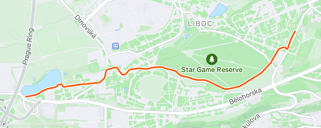 Map of the activity, Afternoon Ride