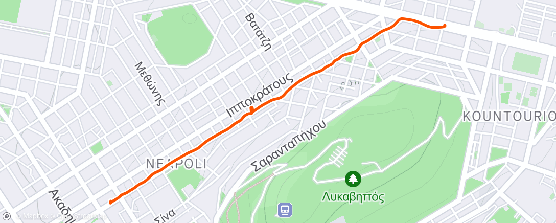 Kaart van de activiteit “Afternoon Walk”