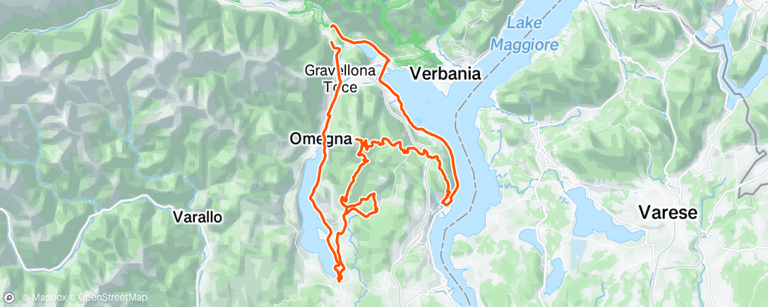 Карта физической активности (Aaaaaaawww finalmente sole e doppio Mottarone 🥰)