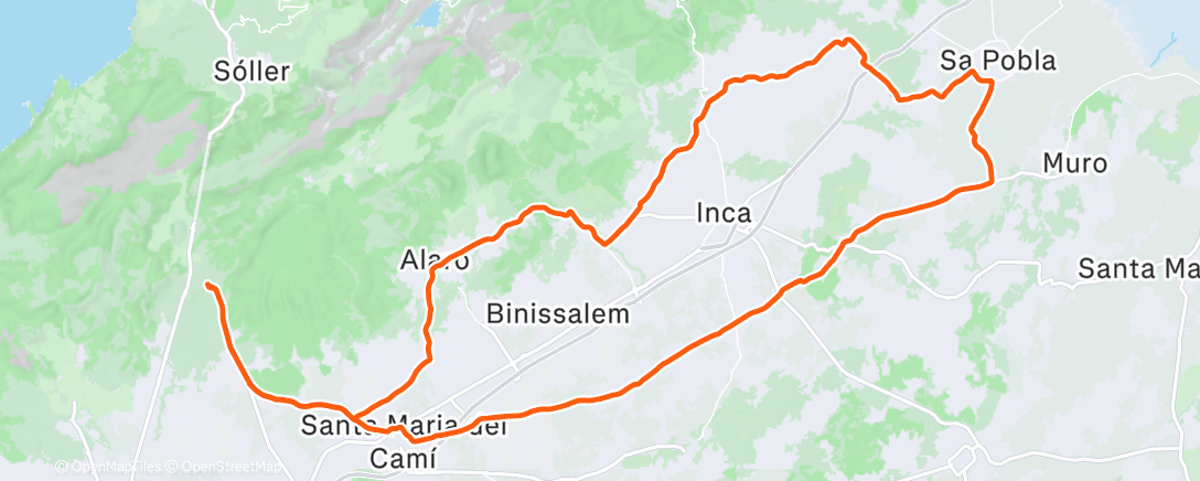 「Lunch Ride」活動的地圖