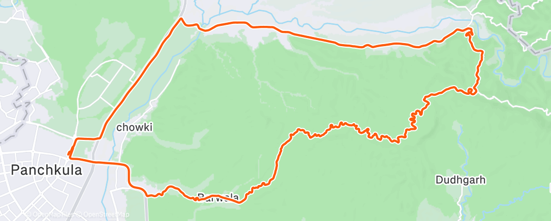 Map of the activity, Mandana