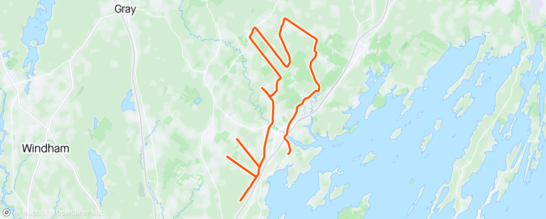 Map of the activity, Sopping wet and alone