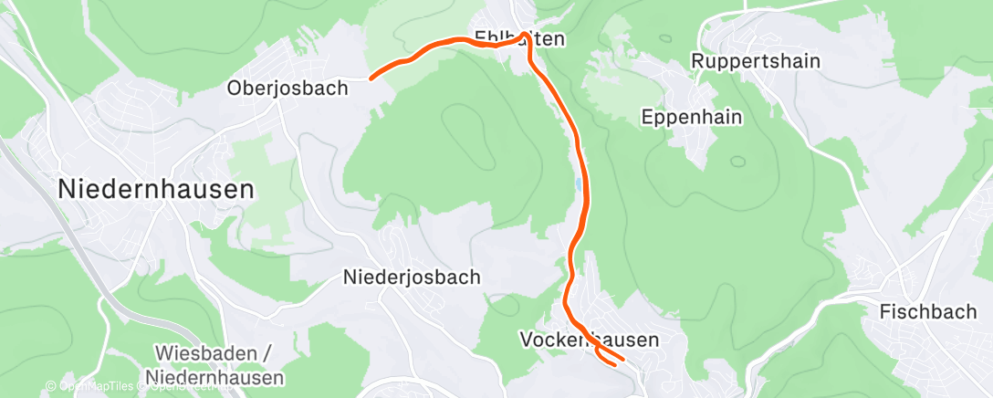 Map of the activity, Taunustaler XMas Höhenmeter Battle