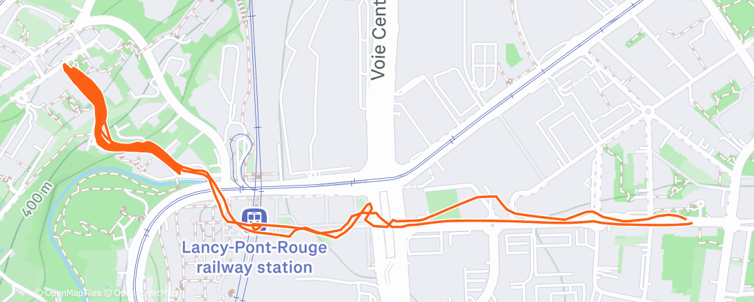 Map of the activity, Hill Reps Chemin des Vignes 🍇 (15x🐹)