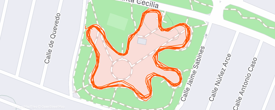 Map of the activity, Morning Trail Run