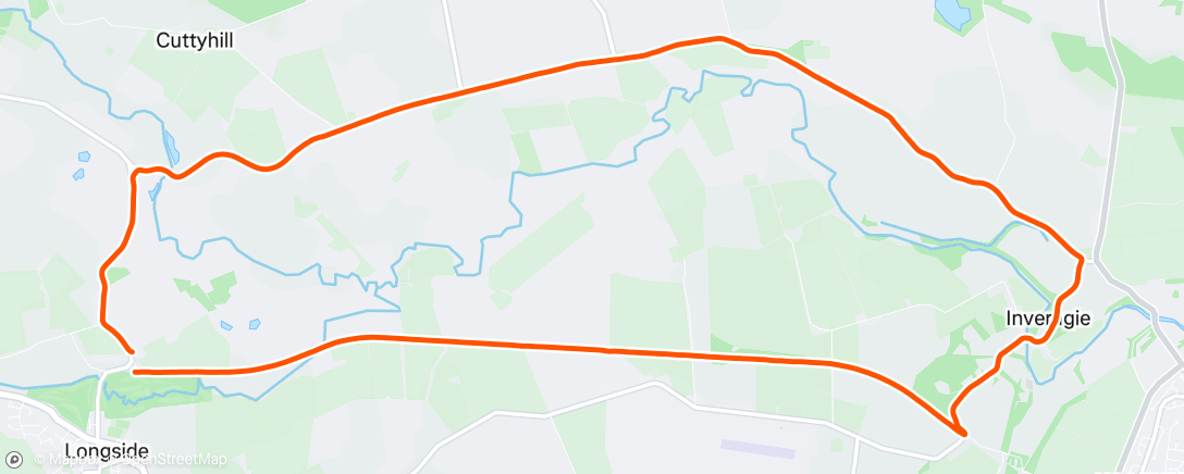 Map of the activity, Longside Loop with Dani 🥳🥳