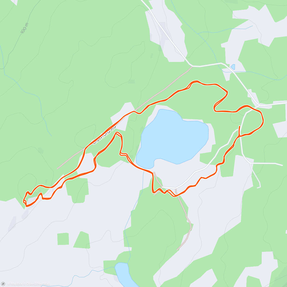 Map of the activity, Morning Trail Race - Lollygag
