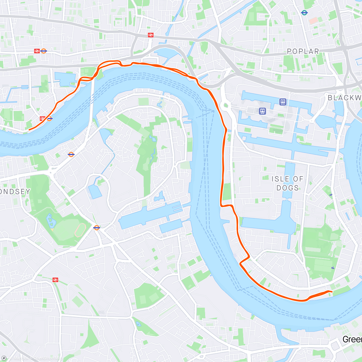 Mapa de la actividad (Reminiscing on a measured marathon 🧐)
