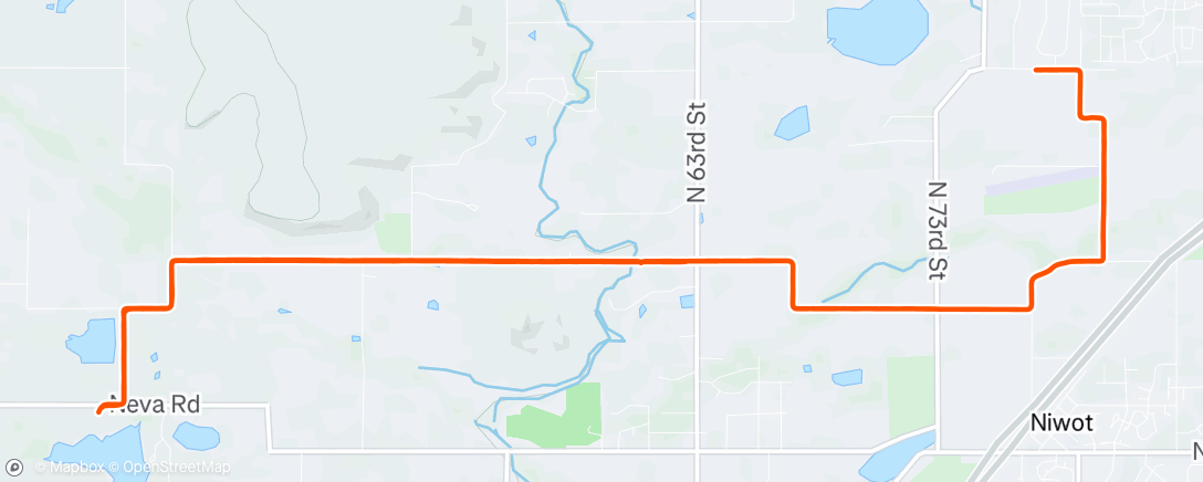 Carte de l'activité Morning Run