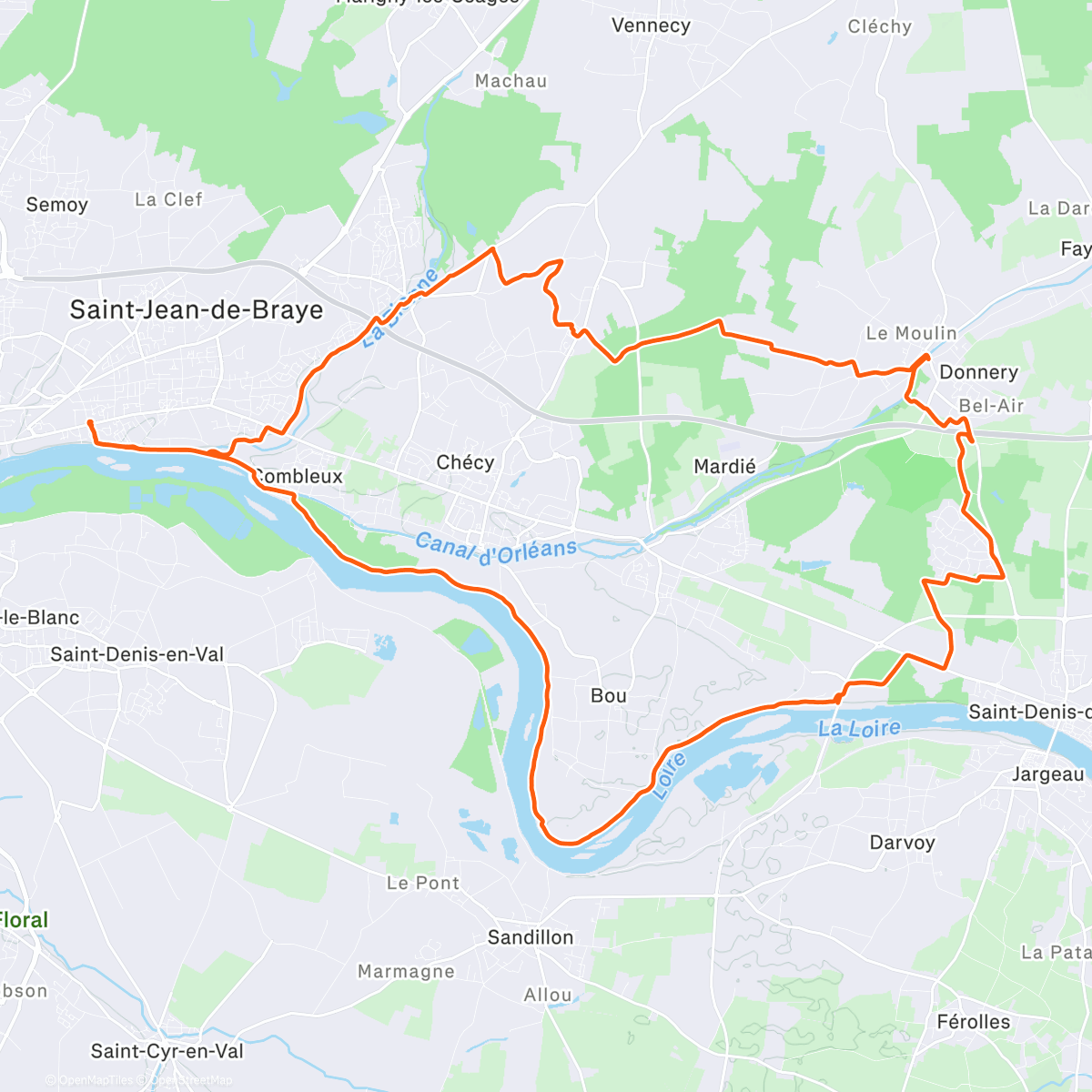 Map of the activity, Sec ou Boueux!!!!