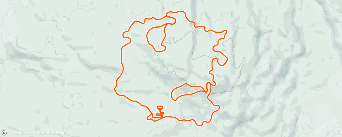 活动地图，TrainingPeaks Virtual - Loop the Loop Reverse