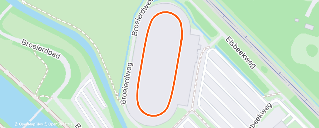 Map of the activity, Schaatsen op ijsbaan Twente in Enschede